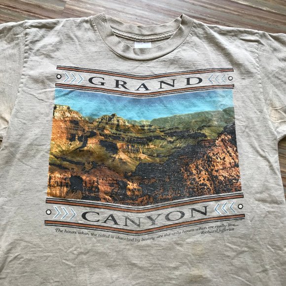 Grand Canyon Souvenir T-shirt Vintage 90s Single Stitch Distressed Top - Picture 8 of 10